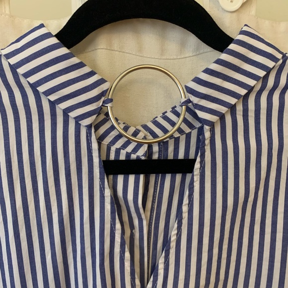 Chambray pin striped shirt dress - Picture 3 of 5